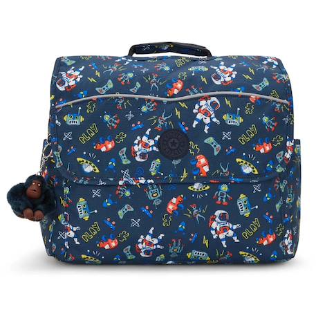 Cartable enfant garçon kipling codie m space game 38 cm - qualité premium Bleu / multicolore 2 - vertbaudet enfant 