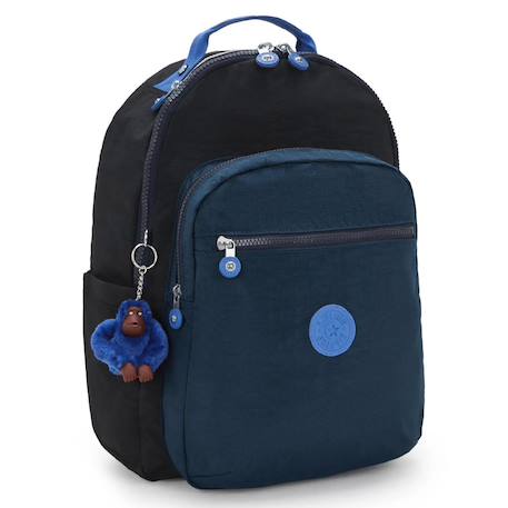 Sac à dos scolaire garçon kipling seoul true block 44 cm - emplacement pour ordinateur  - vertbaudet enfant