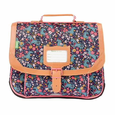 Cartable primaire 35 cm alba motifs fantaisie multicolores Multicolore 1 - vertbaudet enfant 