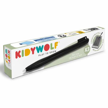 Lot de 3 stylets de remplacement kidypen pour kidydraw mini Noir 1 - vertbaudet enfant 