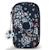 Trousse fille kipling tissu synthétique imprimé flower field Bleu/noir/blanc/rose 2 - vertbaudet enfant 
