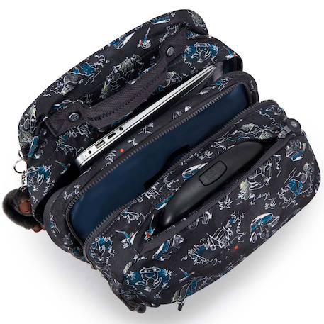Sac à dos à roulettes kipling sari 48 cm (jungle fun race) Jungle fun race 3 - vertbaudet enfant 