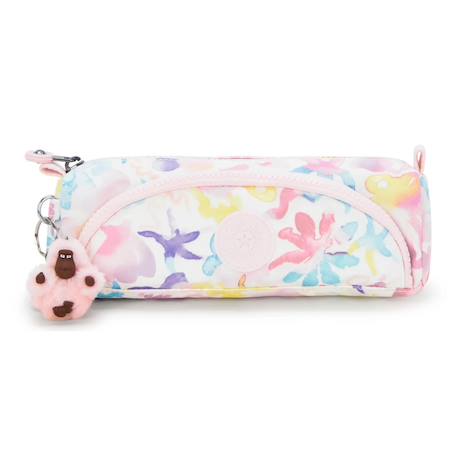 Trousse fille 2 compartiments kipling cute aqua sea 22 cm Bleu / rose / blanc 2 - vertbaudet enfant 