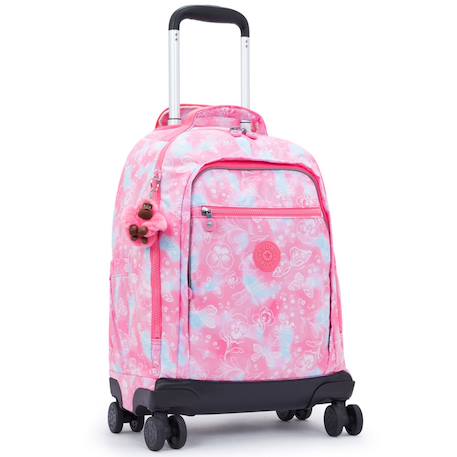 Sac à dos à roulettes kipling new zea 50 cm - haut de gamme (garden clouds) Garden clouds 1 - vertbaudet enfant 