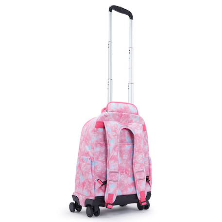 Sac à dos à roulettes kipling new zea 50 cm - haut de gamme (garden clouds) Garden clouds 4 - vertbaudet enfant 
