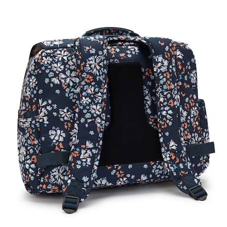 Sac à dos scolaire fille codie l 41 cm kipling imprimé floral sombre Noir / bleu / marine / noir 4 - vertbaudet enfant 