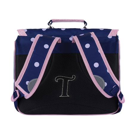 Cartable romy 35 cm en polyester recyclé imperméable Bleu / violet / gris 3 - vertbaudet enfant 