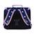 Cartable romy 35 cm en polyester recyclé imperméable Bleu / violet / gris 3 - vertbaudet enfant 
