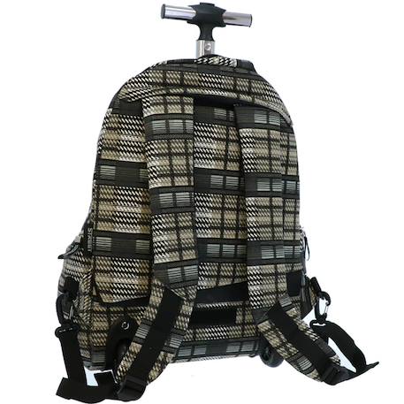 Sac à dos à roulettes canvas 45 cm - 3 cpt (modèle 2) Modèle 2 4 - vertbaudet enfant 