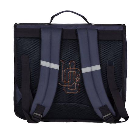 Cartable fille camps 38 cm multi patch – fermoirs 2 tucks en pvc Noir / bleu / marine / bleu 3 - vertbaudet enfant 