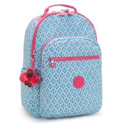 Sac à dos avec poche pour ordinateur kipling seoul lap 44 cm - coloris dreamy geo combo  - vertbaudet enfant