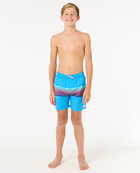Short de bain volley surf revival enfant Blue paint 4 - vertbaudet enfant 