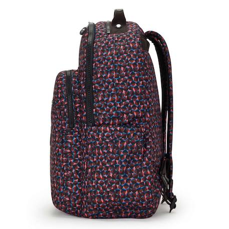 Sac à dos ordinateur kipling seoul happy squares 15 pouces 27 l waterproof Noir / bleu / marine / bleu 4 - vertbaudet enfant 