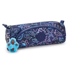 Jouet-Matériel scolaire-Trousse 2 compartiments kipling cute disco fish 22 cm - porte clé singe inclus