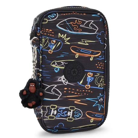 Fille-Accessoires-Cartable, trousse-Trousse garçon kipling tissu synthétique imprimé