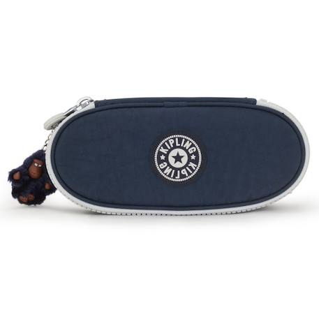 Trousse zippée ovale duobox 20 cm 14 emplacements Bleu / gris / anthracite / bleu 2 - vertbaudet enfant 
