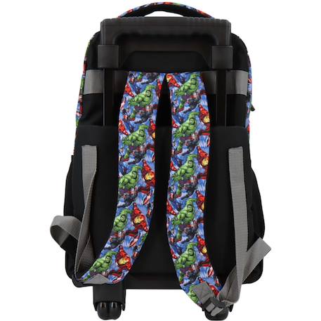 Sac à dos trolley garçon avengers marvel avec base rigide protectrice 43 cm Noir / multicolore 2 - vertbaudet enfant 