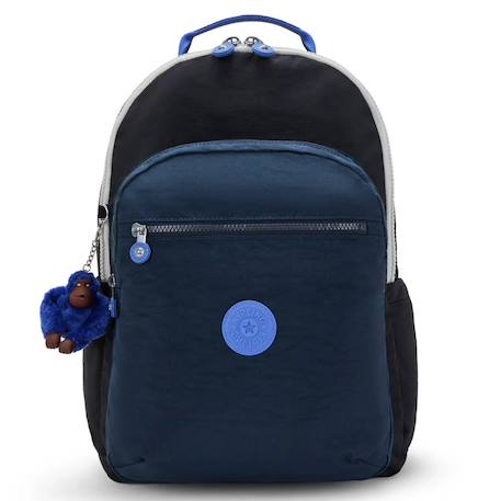 Sac à dos kipling seoul lap true block 44 cm - emplacement pour ordinateur Bleu / blanc 2 - vertbaudet enfant 