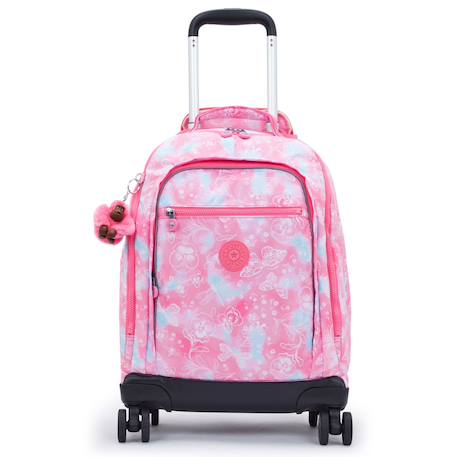 Sac à dos à roulettes kipling new zea 50 cm - haut de gamme (garden clouds) Garden clouds 2 - vertbaudet enfant 
