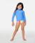 T-shirt anti-uv sunshine revival fille Cornflower blue 3 - vertbaudet enfant 