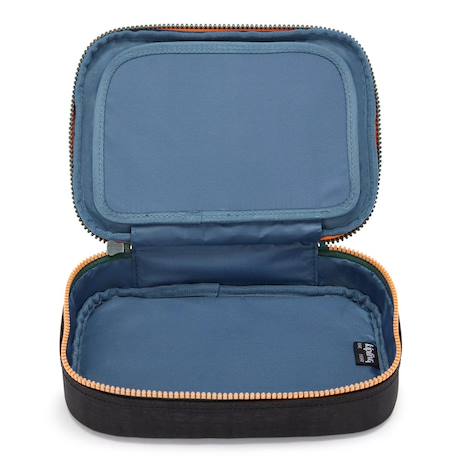 Trousse rectangulaire kipling 100 pens tree house 21 cm - grande capacité Vert foncé 3 - vertbaudet enfant 