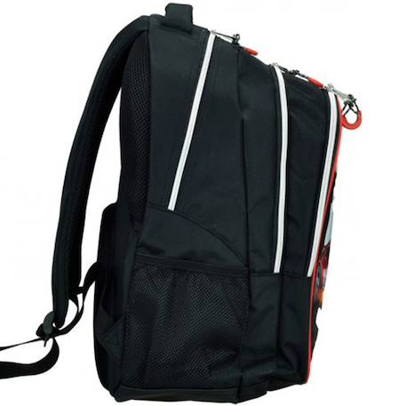 Sac à dos scolaire hot wheels imprimé no limit 43 cm Noir / rouge / blanc 3 - vertbaudet enfant 