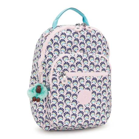 Sac à dos kipling seoul s coquillages 35 cm - avec poche pour tablette Bleu / rose 1 - vertbaudet enfant 