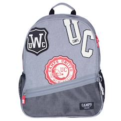 Sac à dos enfant garçon camps 42 cm – 2 compartiments zippés, poche avant zippée  - vertbaudet enfant