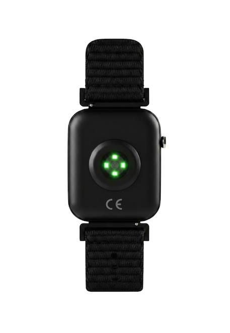 Ensemble montre connectée et casque audio tikkers smart series 13 (bracelet en tissu à libération facile) Noir+Rose 3 - vertbaudet enfant 