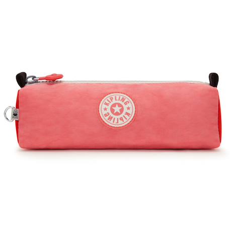 Trousse kipling freedom medium zippée 1 compartiment – 22 x 6 cm Rose fluo 2 - vertbaudet enfant 
