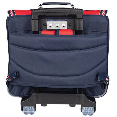 Sac à dos trolley garçon 41 cm noé avec roues et bandes réfléchissantes Noir 3 - vertbaudet enfant 
