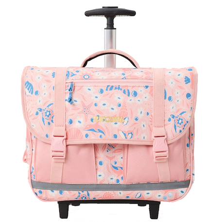 Sac à dos à roulettes fille rip curl 38 cm 2 compartiments Rose 2 - vertbaudet enfant 