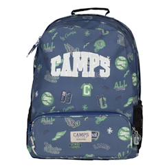 Sac à dos enfant camps boy 42 cm – 2 compartiments zippés  - vertbaudet enfant