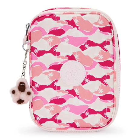 Trousse rectangulaire grande capacité nylon Rose 2 - vertbaudet enfant 