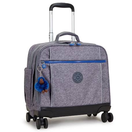 Cartable avec 4 roulettes kipling new storia almost jersey 41 cm - robuste et imperméable Gris / bleu 1 - vertbaudet enfant 