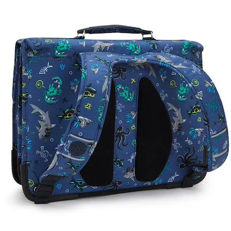 Cartable kipling preppy 41 cm undersea party 15 l avec housse pluie Bleu / multicolore / bleu 4 - vertbaudet enfant 
