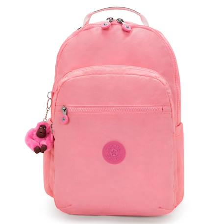 Sac à dos scolaire fille kipling seoul lap 44 cm - avec poche protectrice pour ordinateur Corail 2 - vertbaudet enfant 