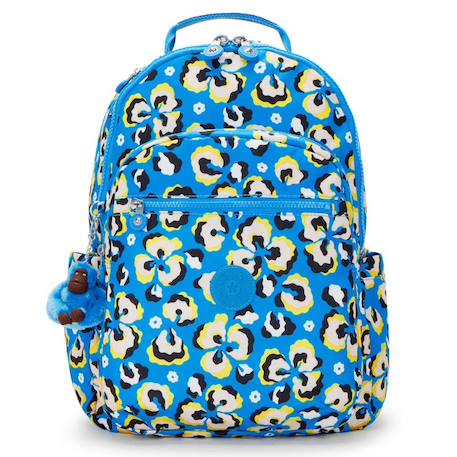 Sac à dos ordinateur seoul leopard floral 15 pouces Bleu / multicolore / gris 2 - vertbaudet enfant 
