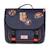 Cartable fille camps 38 cm multi patch – fermoirs 2 tucks en pvc Noir / bleu / marine / bleu 2 - vertbaudet enfant 