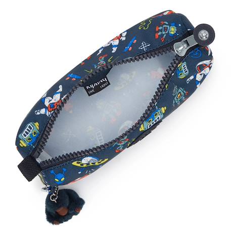 Trousse scolaire garçon kipling freedom space game - qualité premium Bleu / multicolore 3 - vertbaudet enfant 