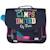 Cartable camps girl 38 cm haut de gamme – 2 compartiments Noir / bleu / marine / bleu 2 - vertbaudet enfant 