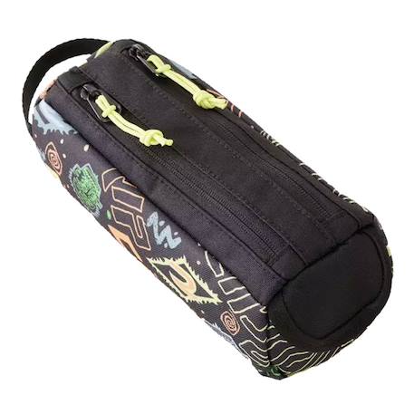 Trousse garçon double compartiment 21 cm rip curl polyester recyclé Multicolore 3 - vertbaudet enfant 