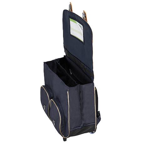 Cartable à roulettes antonia 41 cm avec système trolley 23 l Bleu 2 - vertbaudet enfant 