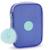 Trousse rectangulaire zippée 21 cm kipling – cosmic metallic version 1 Bleu / magenta / gris 1 - vertbaudet enfant 