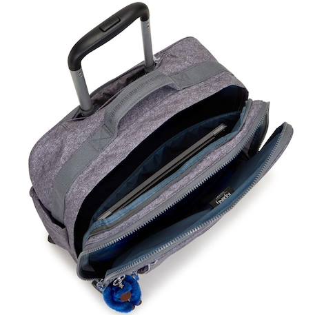 Cartable avec 4 roulettes kipling new storia almost jersey 41 cm - robuste et imperméable Gris / bleu 3 - vertbaudet enfant 
