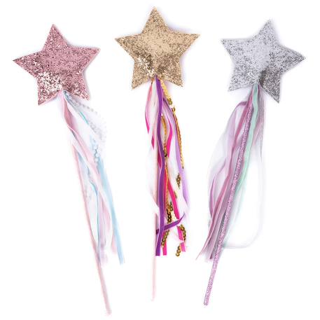 Set de 3 baguettes magiques étoile twinkle twinkle Rose 1 - vertbaudet enfant 