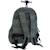 Sac à dos à roulettes fille canvas 45 cm - 3 compartiments + poches latérales Noir / bleu / vert 4 - vertbaudet enfant 