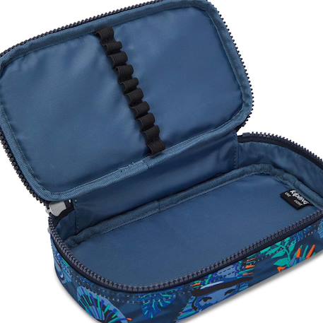 Trousse zippée kipling 50 stylos 21 cm monkey fun Bleu 4 - vertbaudet enfant 