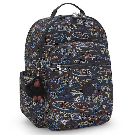 Sac à dos garçon kipling seoul college extra skate 44 cm - poche pour ordinateur  - vertbaudet enfant