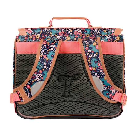 Cartable primaire 35 cm alba motifs fantaisie multicolores Multicolore 3 - vertbaudet enfant 